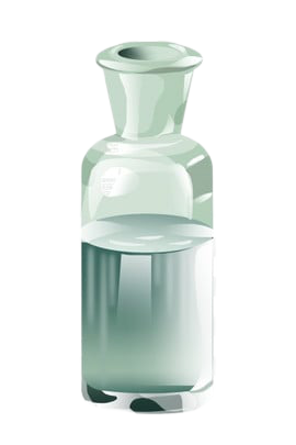 Бутылёк с очищенной водой