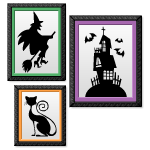 Картина "Хэллоуинское трио"