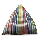 Кресло-мешок с разноцветными полосками 