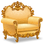 Кресло в стиле Рококо