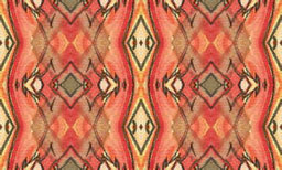 Жёлто-красные узоры