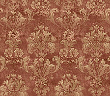 Коричнево-красные растительные узоры