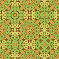 Оранжево-зеленые узоры #2