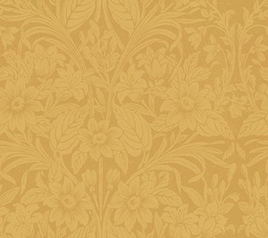 Жёлтые растительные узоры #3